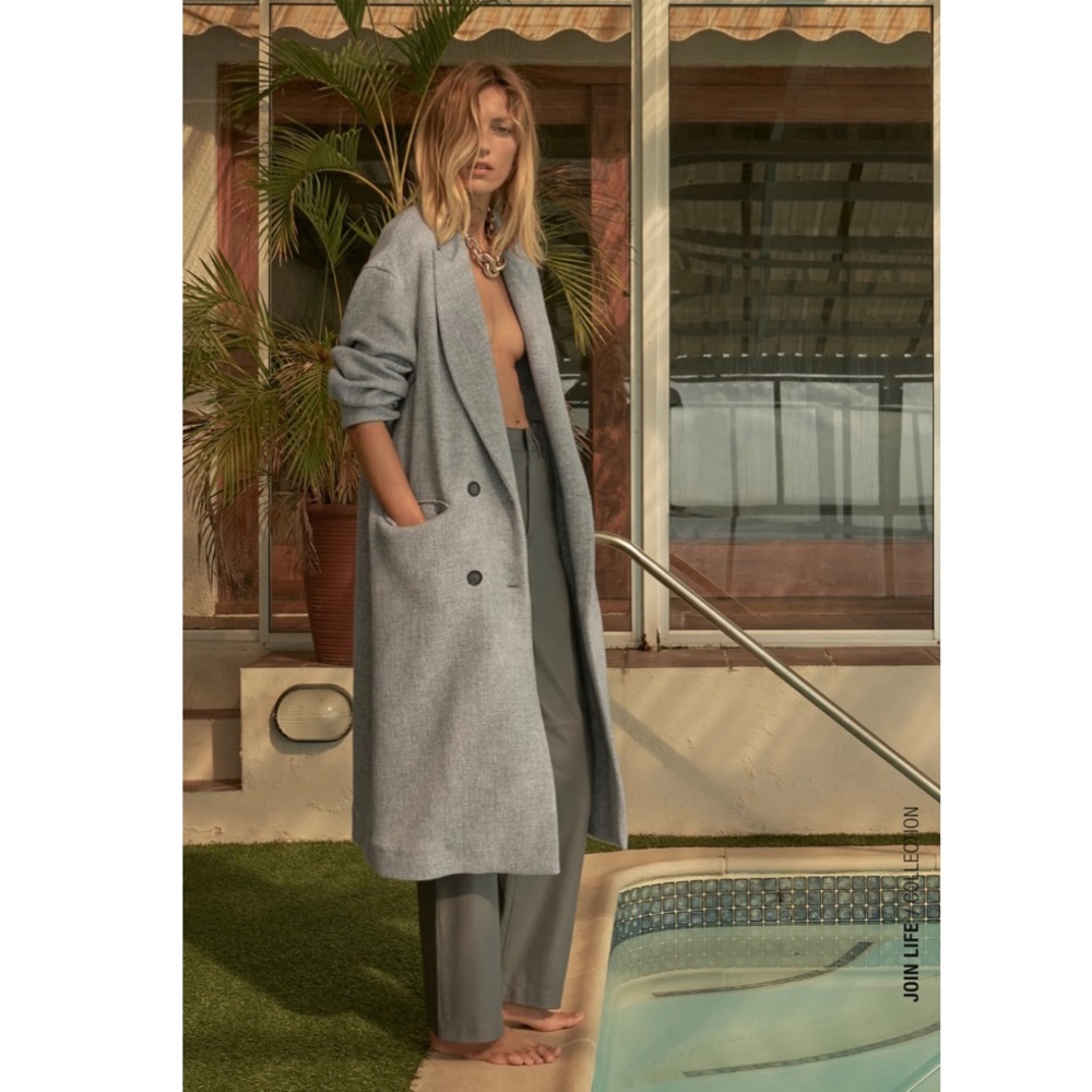 Zara oversized coat extra small